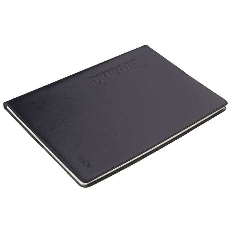 M&G A5 Black Imitation Leather Notebook (5-Pack)