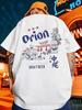 Vintage Oriental Dragon Graphic Tshirt Unisex Crew Neck Tee Retro Japanese Style Print Loose Cotton Streetwear Casual Tops