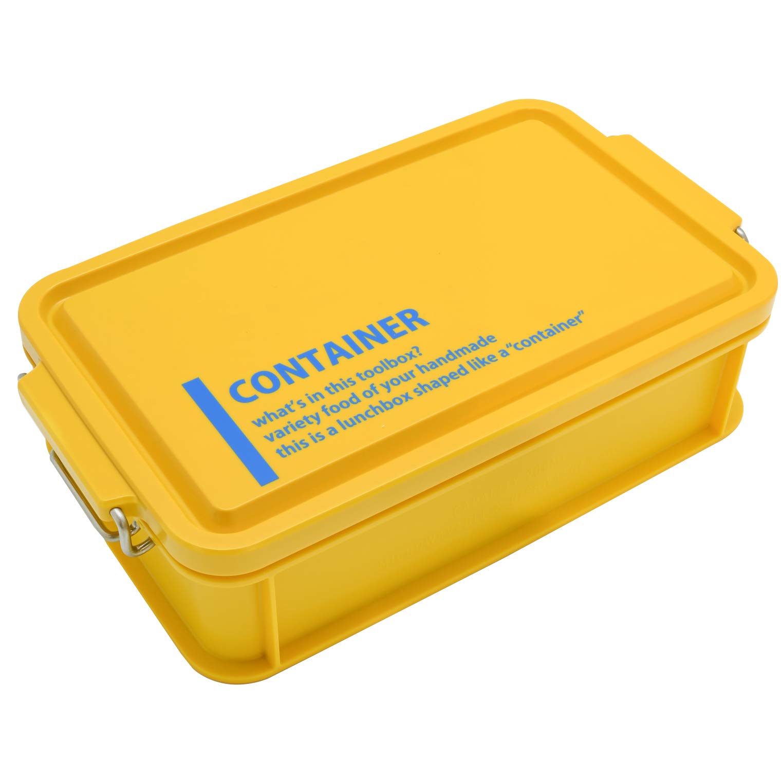

OSK Lunch Chime Container Lunch 900ml Made in Dishwasher Box, Yellow, [Divided/Stackable/Silver Ion], Japan, Safe, CNT-900