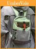 Mountain Inspired Nylon Drawstring Backpack With Casual Design For Hiking And Leisure