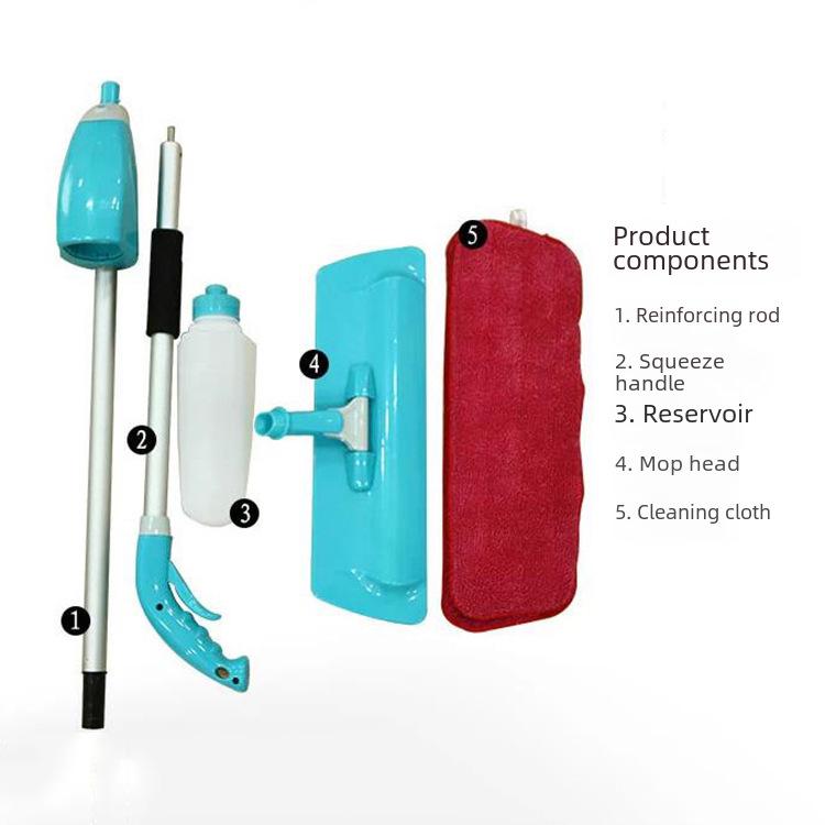 Multi-Functional 4-in-1 Spray Flat Mop for Home