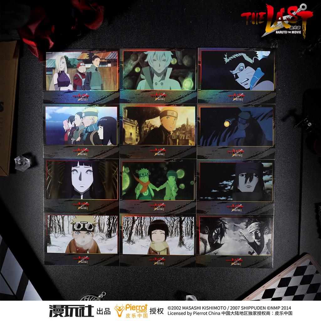 The Last: Naruto the Movie10 Sakuke Sakura Hinata China Official Authorization TV Scene Photographic Paper 12pcs/Set