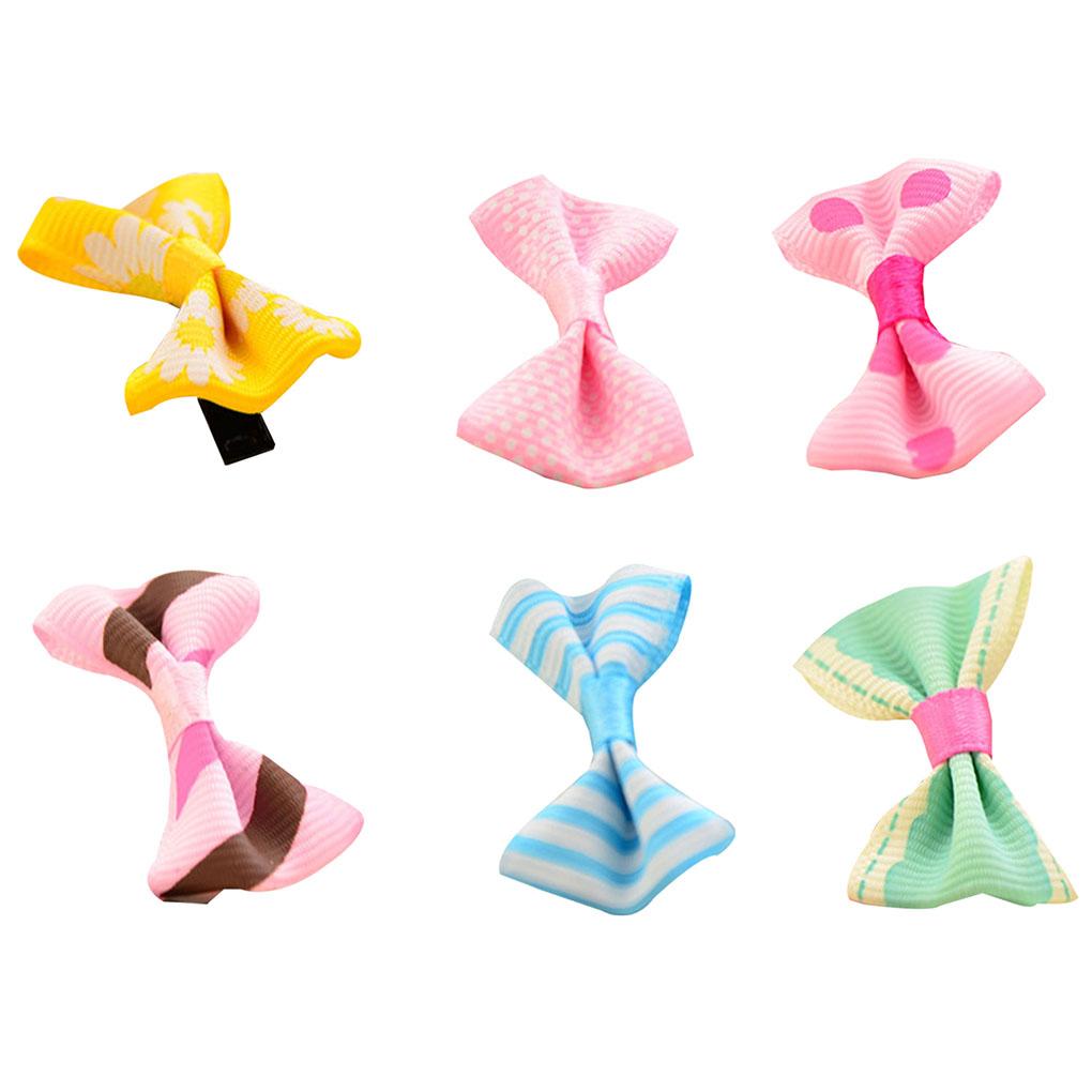 12 шт. Детская заколка для волос для девочки, ленточный бант, детская гросгрейн бабочка, повязка на голову, горячая