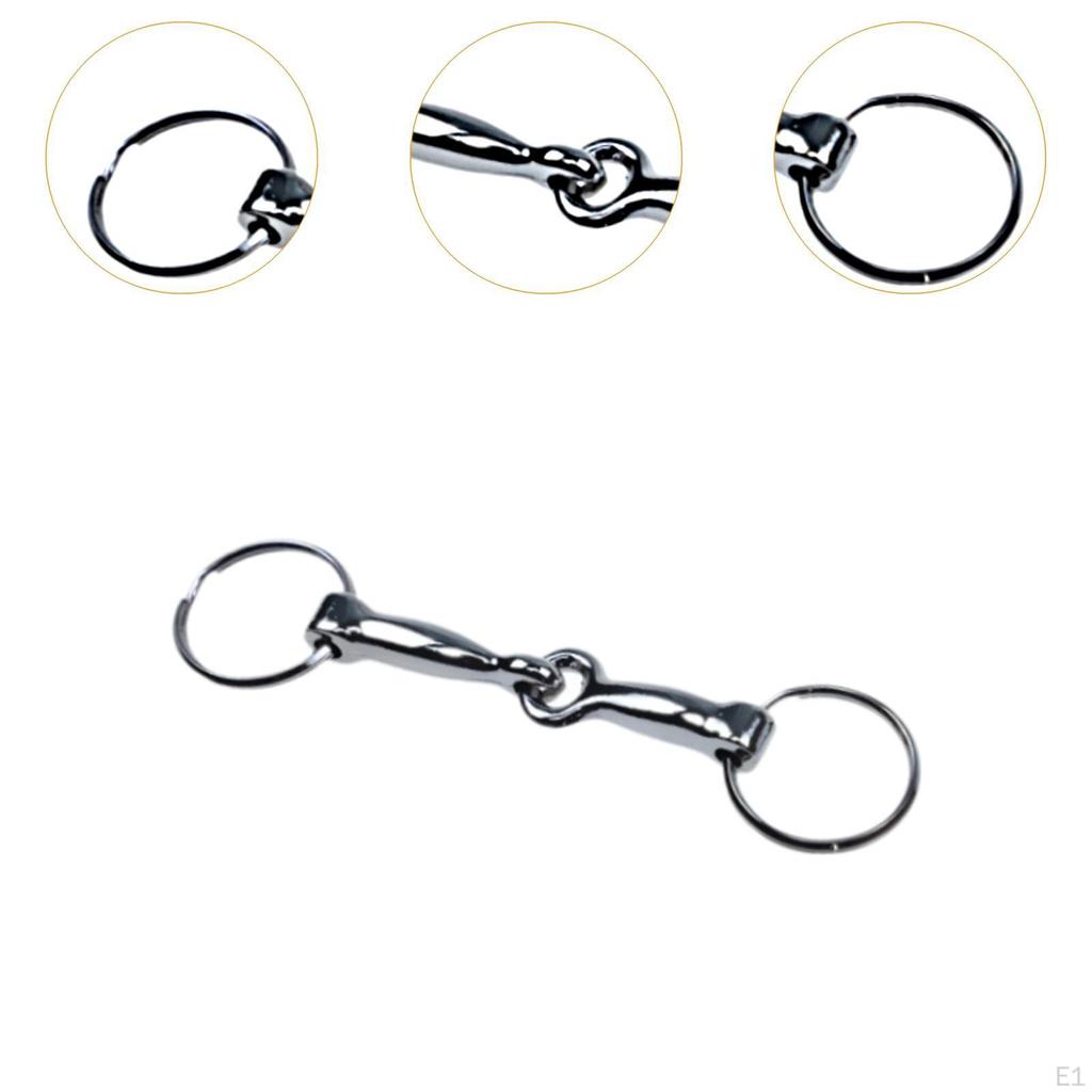 Schlüsselanhänger mit Gebiss aus Metall, Accessoire für Handtaschen, Geschenk für Pferdeliebhaber
