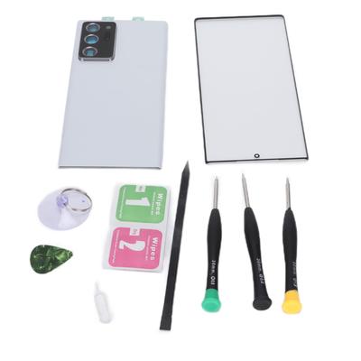 Mobile Phone Rear Back Glass Cover Front Outer Lens Glass Screen Replacement Set for Samsung Note