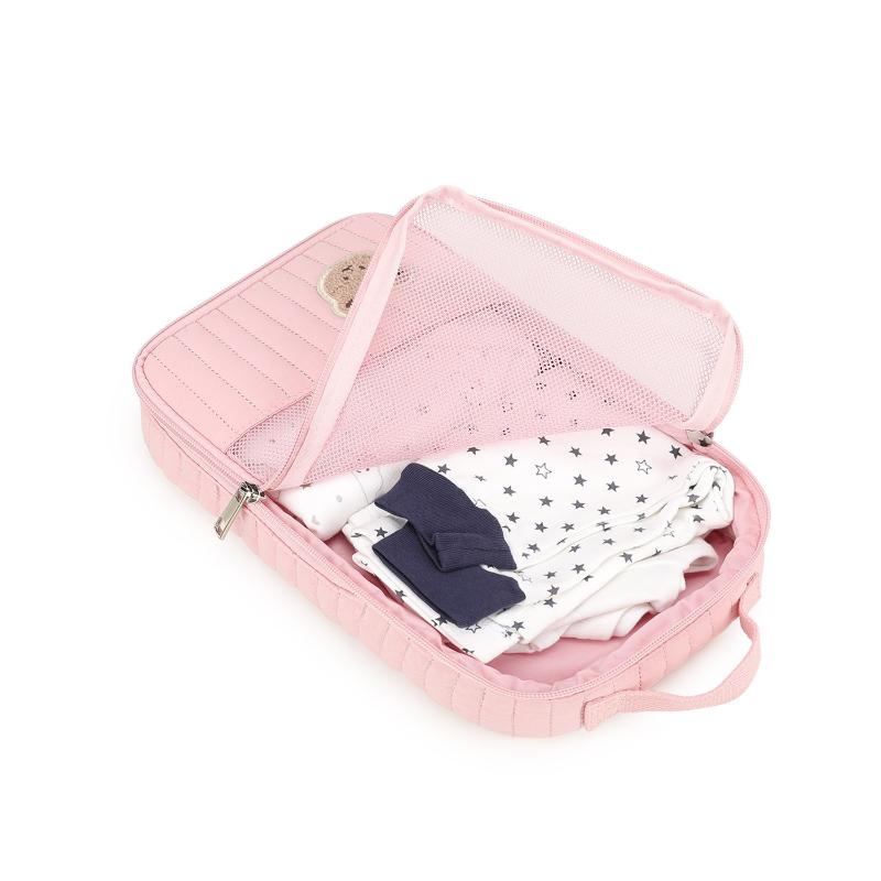 Cute Stroller Hanging Diaper Bag With Separate Storage For Baby Clothes And Diapers For Travel Change And Washing Use