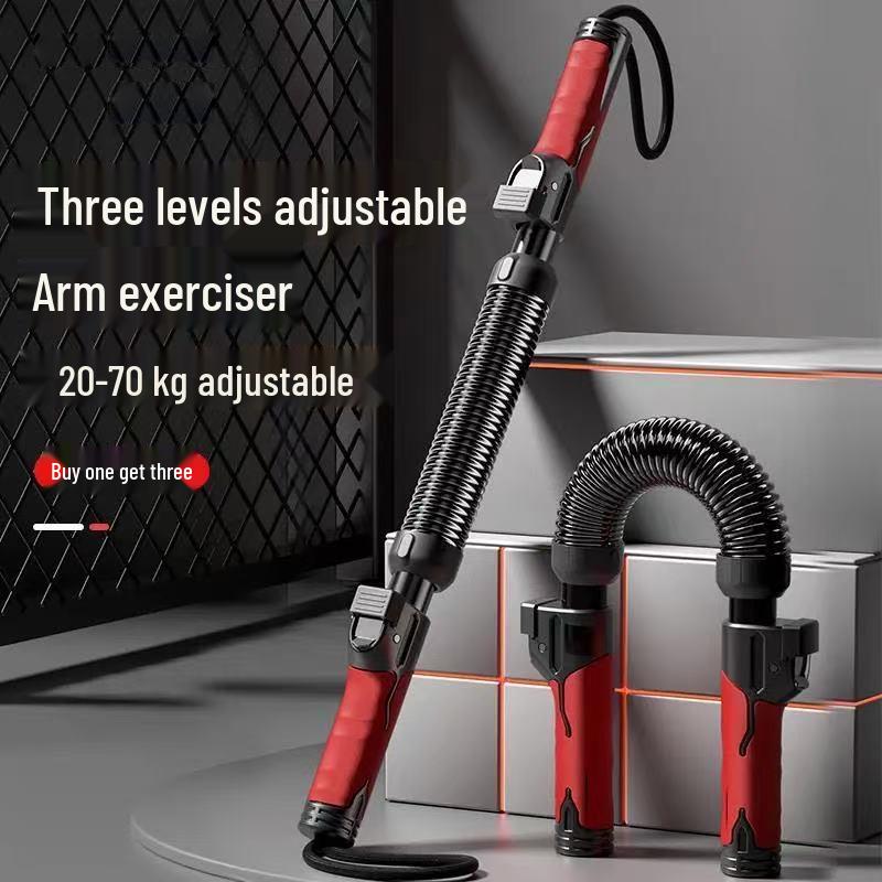 Barra Ajustável de Treinamento de Força para Braços e Antebraços Masculinos 40kg
