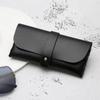 1 Pcs Women's Leather Eyeglasses Case Soft Portable Sunglasses Storage Bag Fashionable Glasses Case Accessory