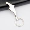 Haai Flesopener Multifunctionele Sleutelhanger - Metalen Sleutelhanger met Graveerbaar Logo, Creatief Cadeau