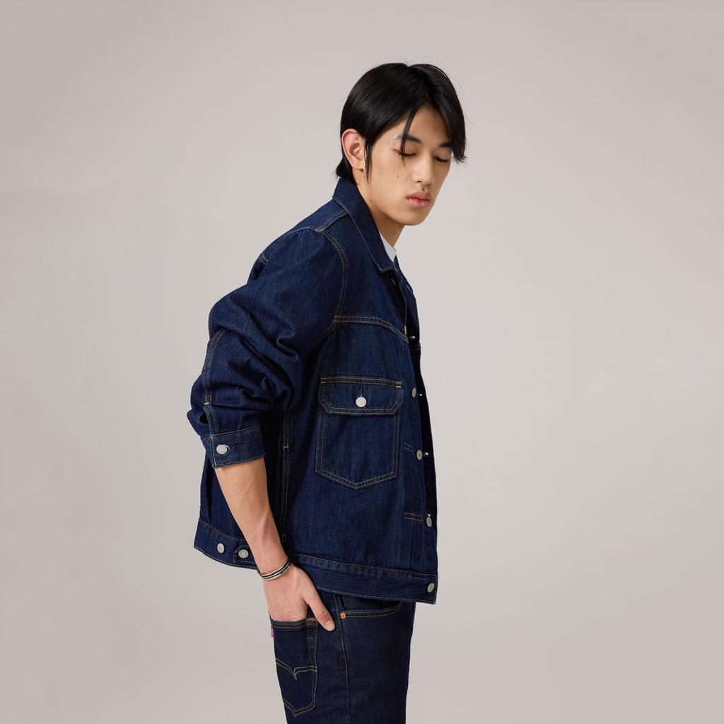 Levi's Jeansjacke Herren Dunkelblau A7632-0000