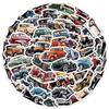 50 Retro Classic Car Doodle Stickers Water Cup Computer Suitcase Skateboard Decoration Stickers Children's Hand Account Stickers