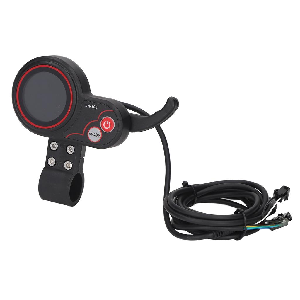 48V 60V Electric Bike Scooter Controller with Round Colorful Thumb Throttle LH100 LCD Panel for 500W Motors