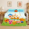 Coperta Morbida in Flanella Plim Plim Cartone Animato, Coperta Accogliente per Letto, Divano, Poltrona, Camera da Letto, Soggiorno, Viaggio, Picnic, Campeggio