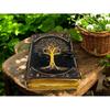 leather journal Notebook Tree of Life Journal, Blank spell book book of shadows Leather Celestial Gifts For Him Her