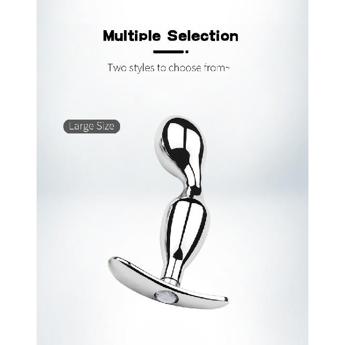 Plug anal cu bază de ancorare metalică Dildo alternativ din oțel inoxidabil Plug vaginal pentru femei Cuplu de adulți Masturbare intima gay