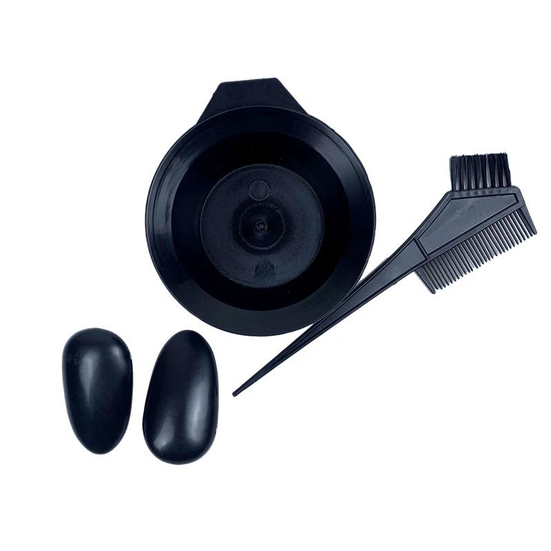 Набор для окрашивания волос из 3 предметов - Профессиональная кисть для окрашивания, расческа, зажимы и набор мисок для салонного и домашнего окрашивания волос с химически стойким дизайном