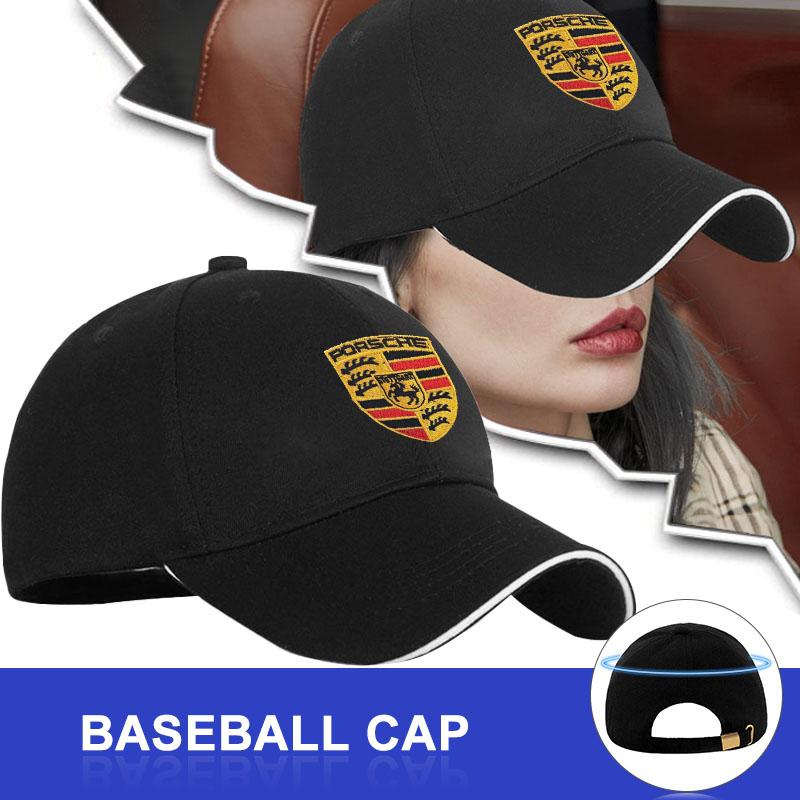 Fashion Men Women Car Decoration Baseball Cap Car Logo Sun Hat For Porsche Boxster Cayenne Panamera Macan Cayman 911 918 996 917 991