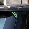 Car Styling Accessories For MINI Cooper F56 2Pcs Car Exterior Rear Back Trunk Tailfins Spoiler Wing 3D Sticker Decal Decoration