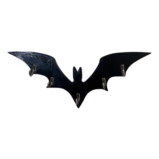 

Настенная вешалка-крючок в виде летучей мыши, деревенский черный, держатель для ключей в виде летучей мыши, сверхпрочный декоративный настенный крючок для прихожей, полотенец, шляп B