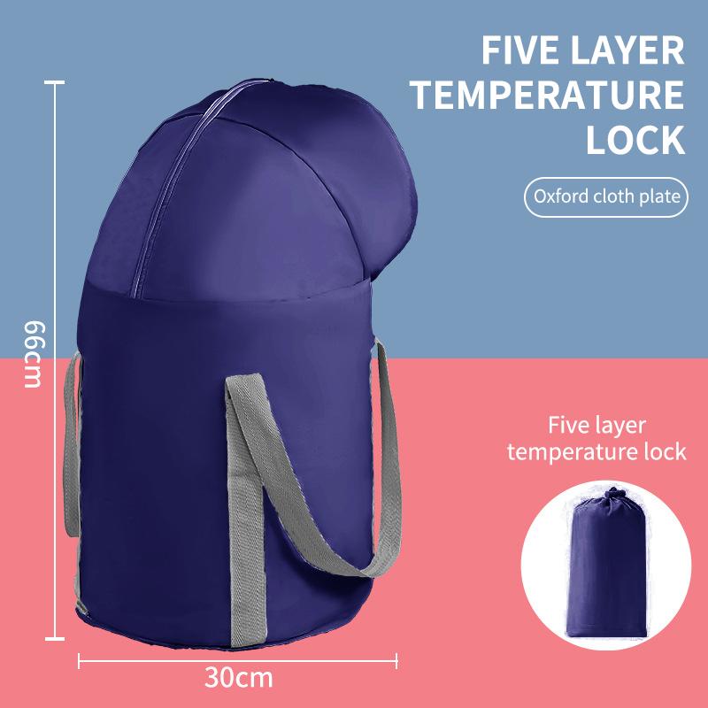 Foldable Insulated Portable Foot Bath Tub - Collapsible Foot Soaking Bucket For Home Spa Foot Care