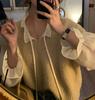 Women's Chiffon Loose-Fit Shirt, Korean Style - 2023 Spring/Autumn Collection