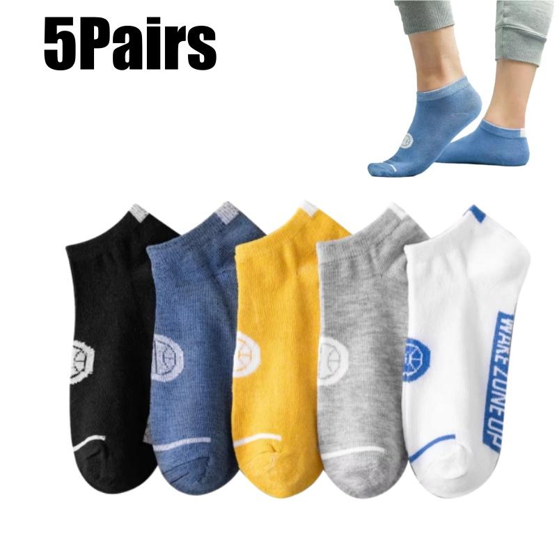 

High Quality Summer Men s Sports Socks Breathable Comfortable Low Cut Ankle Fitness Socks Anti-Slip Free for Football Use One Size