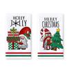 Festival Holiday Dish Towels Soft Absorbent Polyester Cloths Kitchen Towel For Christmas Decoration And Kitchen Cleaning