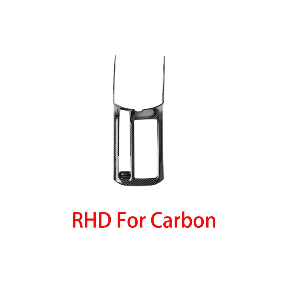 EEJQ9 LHD/RHD For Hyundai I30 2024 2025 Car Tuning Carbon Fiber Red Front Row Water Cup Frame Trim Interior Replacement Parts