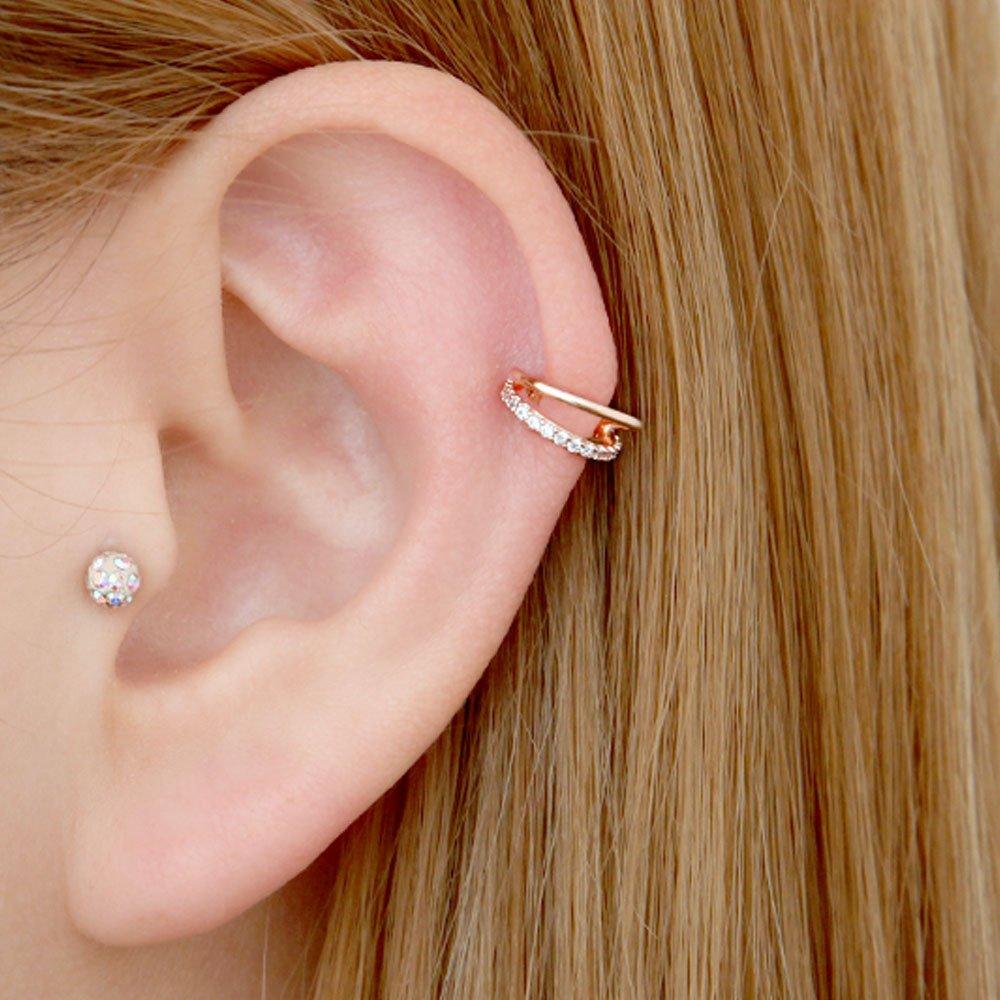 [1+1] Fashion Piercing Mini Two Rings, Choose 1 of 3 Types, One Side Sale