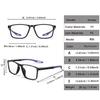 Unisex Photochromic Reading Glasses Classic Square Frame For Presbyopia Anti Blue Light Blocking Lightweight Eyewear