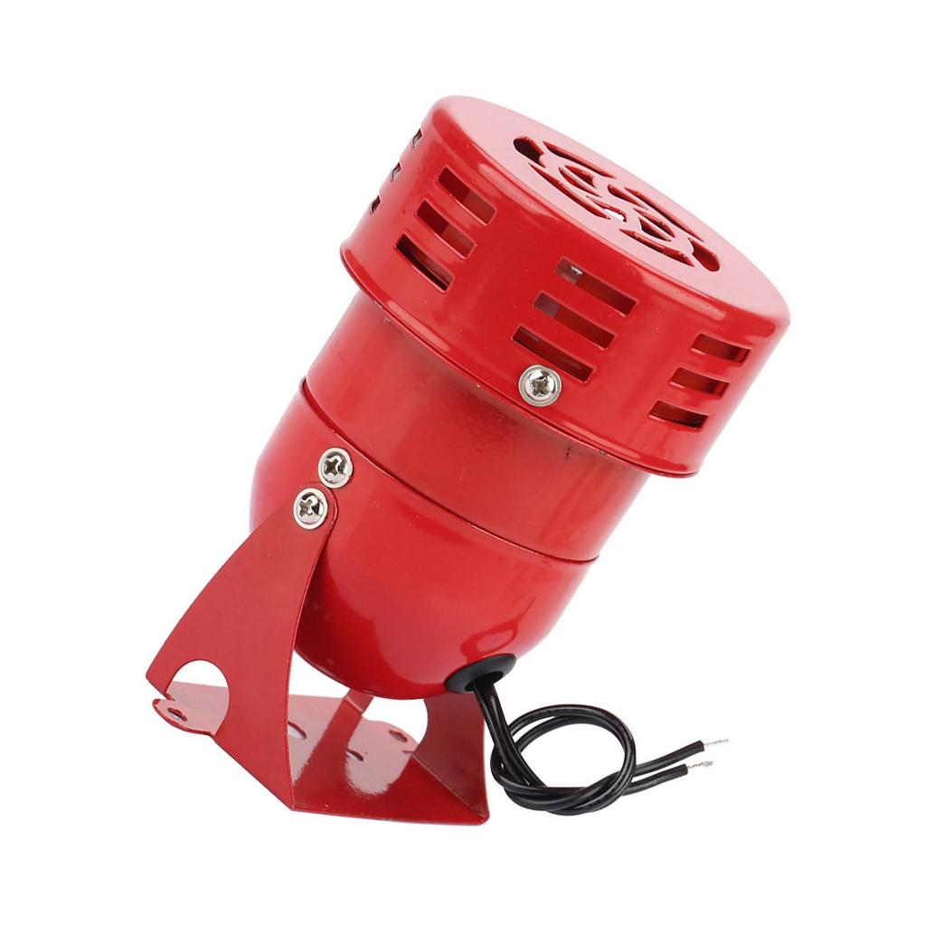 Elektrická siréna, 220V 120DB Červená   Siréna pro alarm motoru Kovový bzučák   Kovový systém alarmu motoru pro továrnu, stavbu, zařízení pro detekci poruch