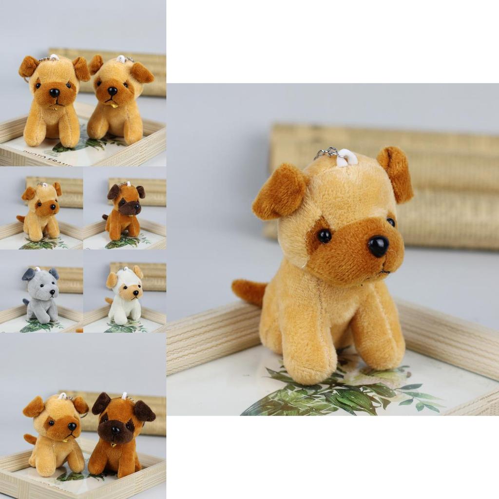 Adorable Husky Plush Toy Realistic Dog Stuffed Animal Cute Puppy Doll Keychain