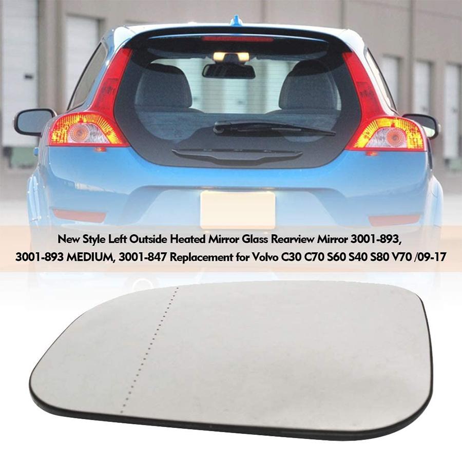 Car Left+Right Door Mirror Glass Medium For Jaguar X-Type XJ X350 X358 X760 X260