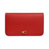New Card Case Leather Card Holder Women's Red C5358-B4TFN