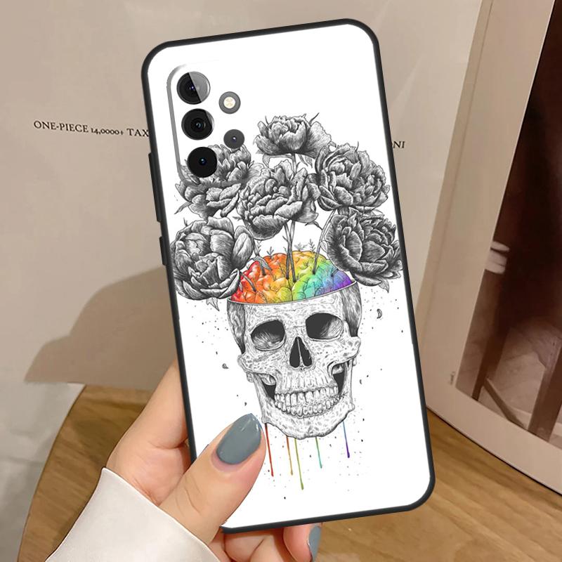 Anatomy Brain Phone Case For Samsung Galaxy A32 A52 A12 A53 A33 A23 A13 A54 A34 A14 A51 A15 A25 A35 A55