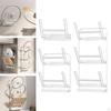 Glass or Metal Pan Cover Holder Carbon Steel Pot Lid Storage Rack for