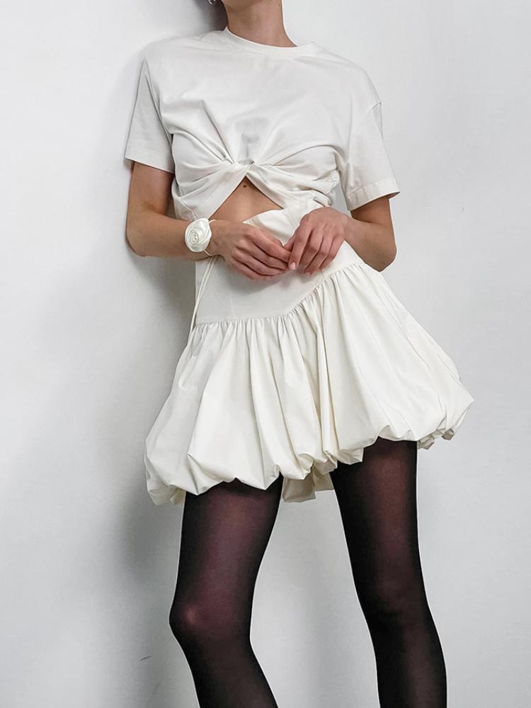 Fusta plisata Haine Y2k Femei elegante, culoare solida, talie inalta, linie A, mini fusta din anii 2000, fuste de petrecere de seara, haine de strada