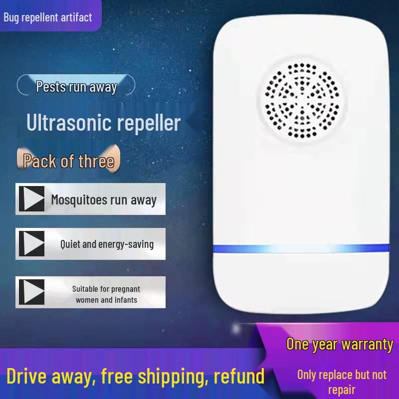 Ultrasonic Mosquito and Rodent Repeller - Household Pest Control Device