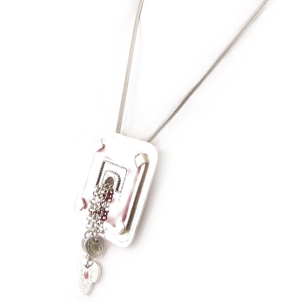 Les Trésors De Lily [C5335] - Designer Necklace 'Anamaya' Cherry Red