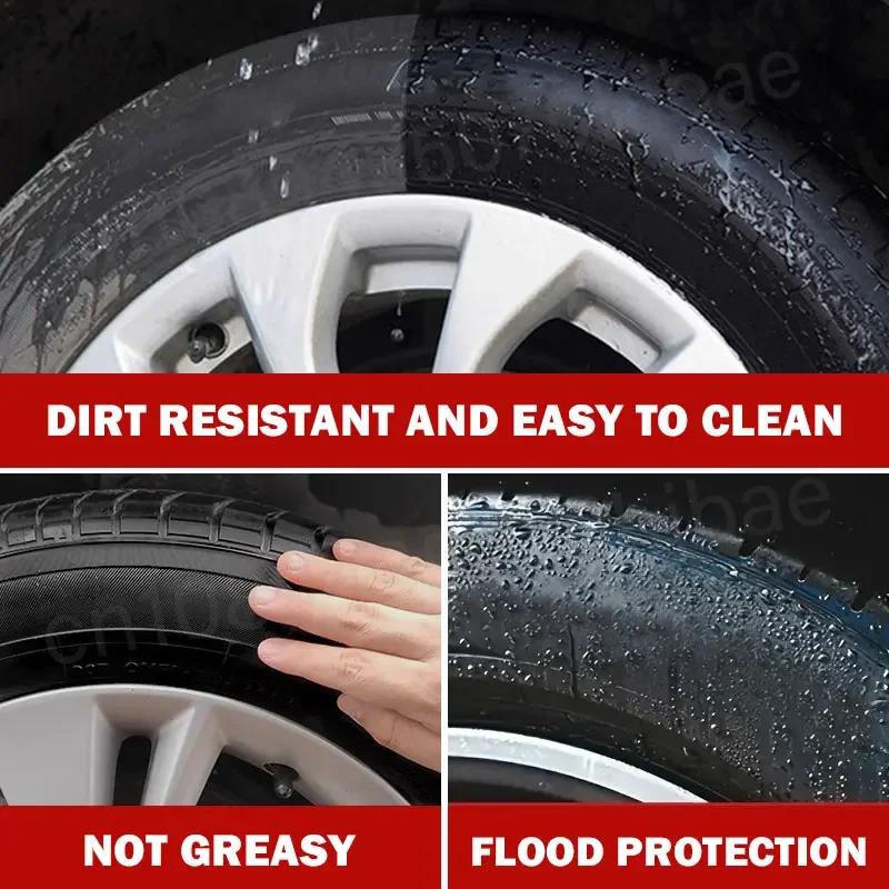 30-50g Tire Coating Wax Car Tire Retreading and Film Plating Cream Tire Shine Coating Wax Rubber Parts Shiny Paste Anti-Aging