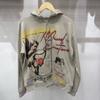 Mens Oversized Cotton Hoodie Streetwear Hip Hop Graphic Print Loose Fit Pullover Sweatshirt Fall