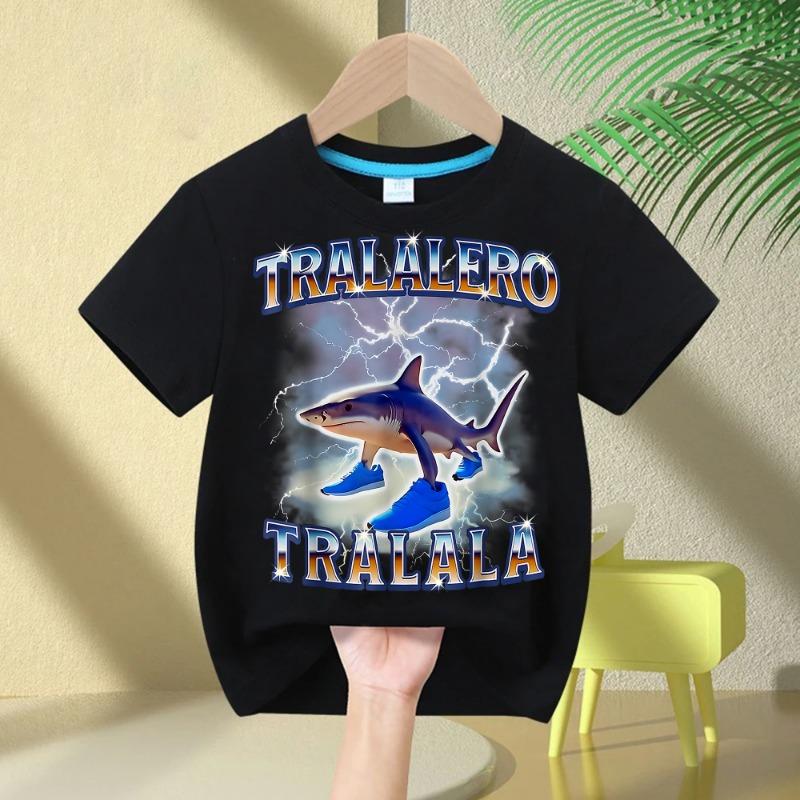 2025 Funny Italian Classic of Mountains and Seas Children's Cotton T-shirt Boys Girls Cartoon CosPlay Short Sleeve Breathable