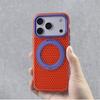 Dissipation Heat Rotatable Holder Magnetic Bumper Case For iPhone 18 17 Pro Max 16 15 14 13 For Magsafe Hit Color Cover Shell