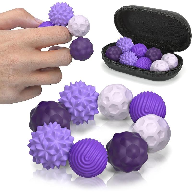 Magnetic Fidget Balls for Adults & Teens,Silicone Magnetic Sensory Fidget Toys, Stress Relief Desk Gadgets for Office, Anxiety Autism Fidgets
