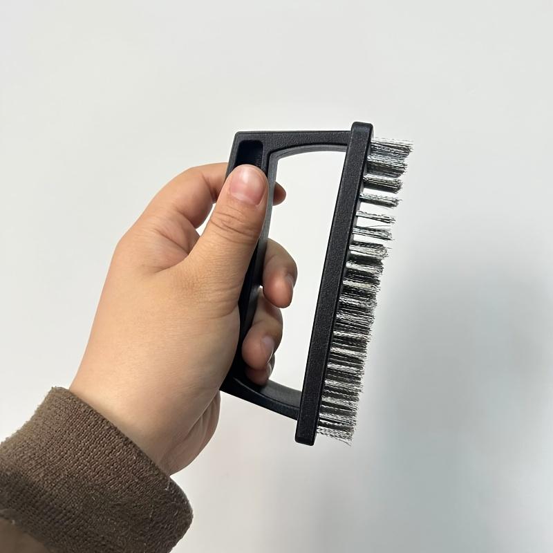 Nerezový drátěný kartáč na gril s ergonomickou rukojetí - Opakovaně použitelný, odolný nástroj na čištění grilu pro venkovní vaření