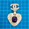 [Pre-owned] CHANEL Colored Stone Brooch/j74-40