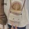 Lightweight Everyday Bag Milk Tea Cup Bag Plush Cute Smiling Face Crossbody