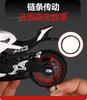 1:12 Spring Breeze 450SR Motorcycle Sound and Light Children's Toy Model Ornament Diecast Alloy Car Model Collectible