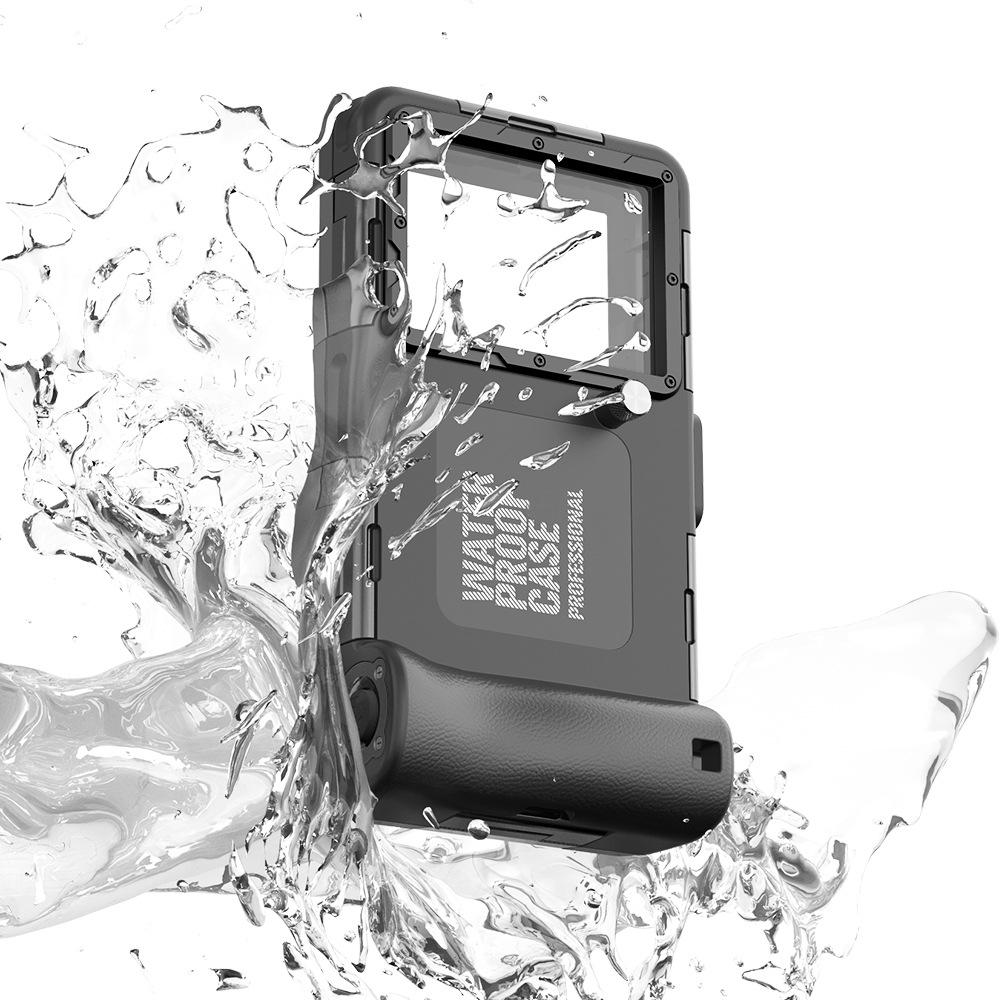 Red Pepper Black Tech 15m Waterproof Diving Case for Apple, Samsung, Huawei, and Xiaomi Phones