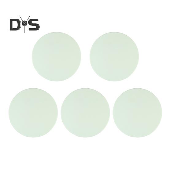 

5 шт. Силіконовий стопор для дверей Захист стіни Самоклеюча дверна ручка Настінний захисний щит проти зіткнень Круглий дверний бампер Глушник Наклейка буфера зелений